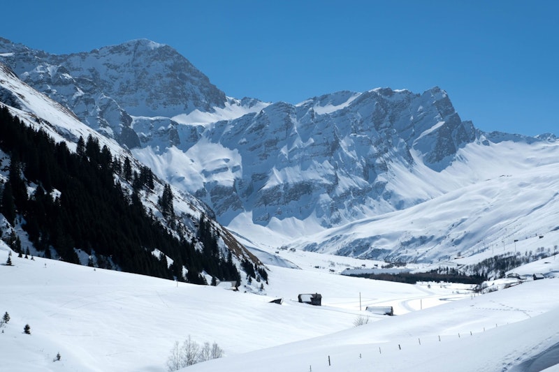 Das Safiental in Graubünden bietet ein herrliches Bergapanorama. 	